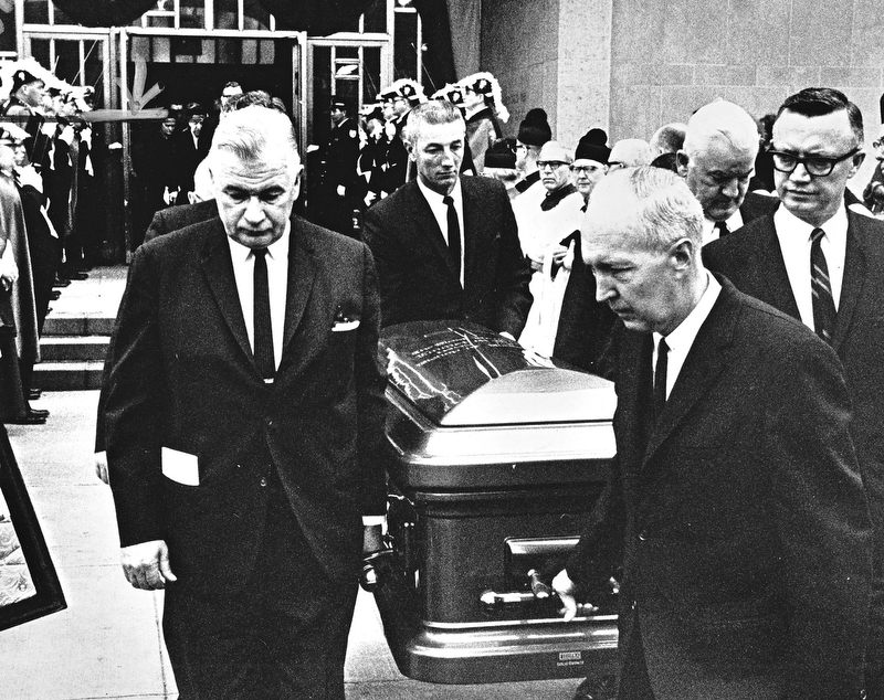 Bishop Walsh funeral March 23, 1968.