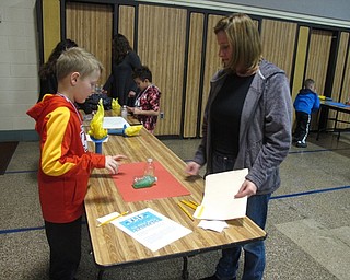 Neighbors | Zack Shively.Amanda McKenzie and Molly Morrone, members of Dobbins Elementary's PTO and lead organizers for the Mother Son Night, both said that they wanted to give the mothers and sons a fun night together.