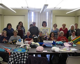 Neighbors | Zack Shively.The Loose Knit Group of Mahoning Valley celebrated 2,000 blanket donations for children at Akron Children's at St. Elizabeth's NICU at the their meeting on March 2. The group began donating to the NICU in January 2012.