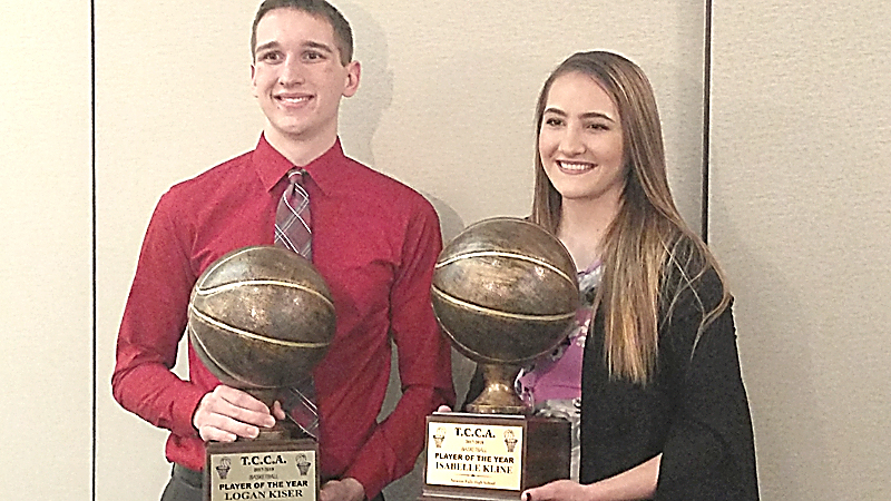 LaBrae’s Logan Kiser was named the Trumbull County Coaches Association’s boys basketball Player of the Year  and Newton Falls’ Izzy Kline received the award for the girls. The awards were announced Leo’s Ristorante in Howland on Monday night. 