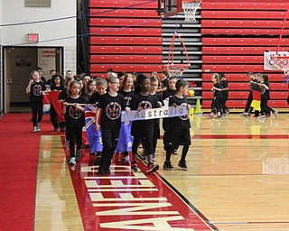 Neighbors | Abby Slanker.C.H. Campbell Elementary School third-grade students marched in a Parade of Nations during the school’s annual Third Grade Gym Show in the high school gymnasium on March 8.