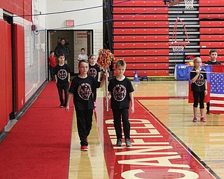 Neighbors | Abby Slanker.C.H. Campbell Elementary School third-grade students performed the Olympic torch relay during the school’s annual Third Grade Gym Show in the high school gymnasium on March 8.
