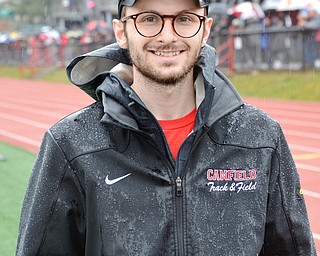 Canfield Coach Mike Dahmen in Salem on March 29, 2018.

Photo by Scott Williams - The Vindicator