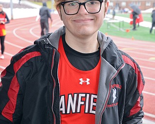 Canfield's Jake Hostetler in Salem on March 29, 2018.

Photo by Scott Williams - The Vindicator