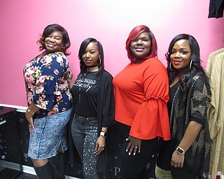 Neighbors | Zack Shively.The empowerment brunch, titled "I Get it From My Muvva," featured four panelists who shared their thoughts on starting a business and how to help the community. Pictured are, from left, Royce Earls of Royal Hair Treatment in Columbus, Lauren McKenzie of Challenged Society clothing line, Britney Robinson of Nails by Binq and Brenda Rich of Rich Hair Brand in Youngstown.