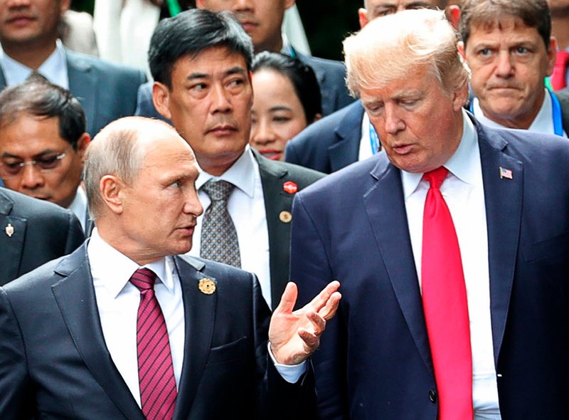 The Trump administration opened the door to a potential White House meeting between President Donald Trump and Russian President Vladimir Putin.