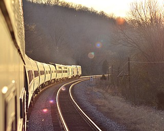 The Cardinal operates between New York and Chicago three days a week, offering unforgettable views of the Southeast's stunning natural beauty. You'll see gently rolling horse country, the Blue Ridge and Allegheny Mountains, the Shenandoah Valley, and the wild white-water rivers of West Virginia as they can only be seen by train. Heading westward, the train rolls along the banks of the mighty Ohio River — from the quaint towns of Ashland and Maysville, to the skyline of Cincinnati. From there, your journey continues to Indianapolis, and then northward to Chicago.  It is the only Amtrak train to provide service to the state of West Virginia.

Photo by Scott Williams - The Vindicator