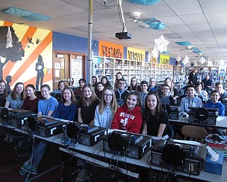 Neighbors | Zack Shively.The Poland Middle School eighth-grade students enjoyed speaking with the children from the Shanti Bhavan Children’s Project and wanted to organize further communications with the students.