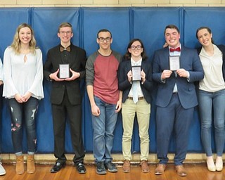Neighbors | Submitted .Eight Canfield students qualified to compete in National Speech and Debate tournament in Florida in June. Pictured are the finalists, from left, Michael Factor, Taryn Rothbauer, Gregory Halley, Dominic DeRamo, Eva Lamberson, Jared Cross, Jennifer Smith and Dominic DuPonty.