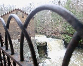 William D. Lewis the Vindicator   The waterwheel at Lantermans Mill was recently restroed.  ribbon cutting ceremony was held 4-6-18.