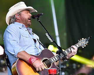 Toby Keith will headline a concert at the Canfield Fair on Sept. 3,  and tickets will go on sale at 10 a.m. April 13 at ticketmaster.com and by phone at 1-800-745-3000.