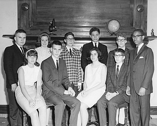 Kennedy School - 1964 Graduates

246 Broadway - Youngstown, Ohio 44505.

Front row, left to right: Barbara Bishop, Richard McCrane, Diane Braff, Peter Calvin

Back row, left to right: Randall Dicks, Henrietta Gayton, Ward Flad, Charles Mills, Richard Aron, David Gilliam

Photo taken June 2, 1964.