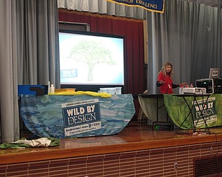 Neighbors | Zack Shively.West Boulevard Elementary invited Beth Colbert from the Carnegie Science Center to the school to give a presentation. The assembly, named "Wild by Design," is a part of the center's Science on the Road program.