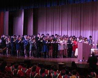 Neighbors | Zack Shively.The Fitch NHS students participated in a candlelight ceremony during their induction into the organization. Before they stood with their candles, students explained the four pillars of the NHS and had a lighting of candles representing each of the four pillars.