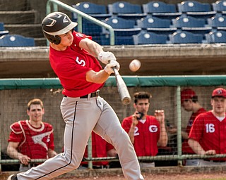 Girard's Nick Malito hits an inside-the-park homerun during their 10-1 victory against Liberty Friday night at Eastwood Field.

THE VINDICATOR | DIANNA OATRIDGE