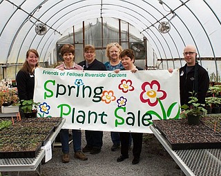 The Friends of Fellows Riverside Gardens, 123 McKinley Ave., Youngstown, will host its annual Spring Plant Sale from 10 a.m. to 6 p.m. May 11 and 10 a.m. to 3 p.m. May 12. A variety of annuals, hanging baskets, perennials, herbs, dahlias, woody shrubs and trees, summer bulbs, tropical, fruits and non-GMO vegetable plants will be available. Proceeds benefit Fellows Riverside Gardens. For information, call 330-740-7116. Above, from left are Friends members Sarah Spetsios, Janet Yaniglos, Marcy Dubec, June Nolasco, Patty Rush and Rob Chismar.