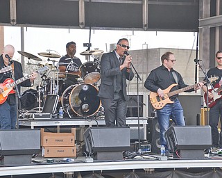 "Spy Convention" performs on The Summit's 330 Stage at the Federal Frenzy Music and Arts Festival on West Federal Street in downtown Youngstown on Saturday, April 21, 2018.  

Photo by Scott R. Williams - The Vindicator
