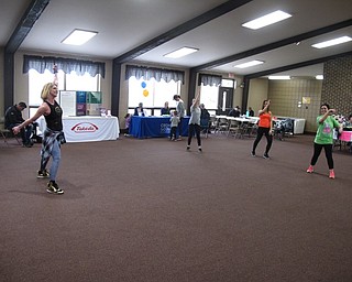 Neighbors | Zack Shively.The 5k and mile run/walk at Austintown Township Park was a part of the Fitness Funday event to raise funds for the Crohn’s and Colitis Foundation. The event had a few local vendors, a walk and a dancing workout inside the Stacey Pavilion.
