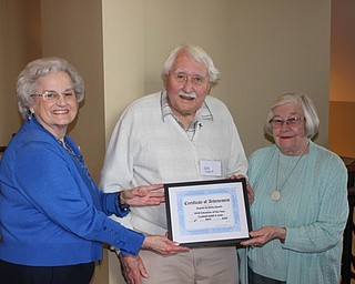 Neighbors | Abby Slanker.Charles and Betty Dysert of Canfield were named 2018 AARP Volunteer of the Year. Shirley Griffin (left), president of Canfield AARP Chapter 3104, presented the Dyserts with their honor at the chapter’s monthly meeting on April 9.
