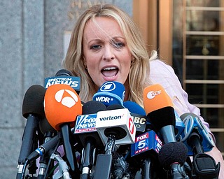 President Donald Trump said Thursday that reimbursement to his personal lawyer for hush money paid to porn actress Stormy Daniels was done through a monthly retainer and “had nothing to do with the campaign.” 