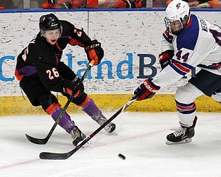 William D. Lewis The vindicator  Phantoms Matthew Barry(26) and USA's Danny Weight(44) during 5-5-18 action at Covelli.