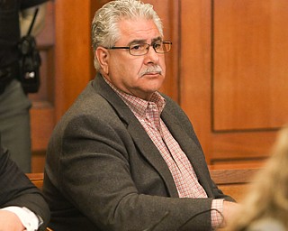  ROBERT K.YOSAY  | THE VINDICATOR..stoic and no reaction.... The jury in the Ralph Infante corruption trial have found the former Niles mayor guilty of 22 of the 32 charges he faced, including the most serious charge, engaging in a pattern of corrupt activity...Infante, 62, did not appear to show any reaction to the verdicts. Sentencing is set for 10 a.m. Friday.....-30-