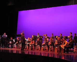 Neighbors | Zack Shively.The Boardman Junior High School jazz ensemble and the high school's jazz ensemble 1, 2 and 3 performed at the BHS Jazz Fest. Pictured, jazz ensemble 3, the first of the high school bands to play, peformed "T.J.'s Boogie" by Jeff Taylor.