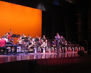 Neighbors | Zack Shively.Jazz ensemble 2 played "Cantaloupe Man," "One Bad Stud," "Nardis," "Sack of Woe" and "Blues in the Closet." Pictured, the band performed "One Bad Stud" by the Blazers from the movie "Streets of Fire."