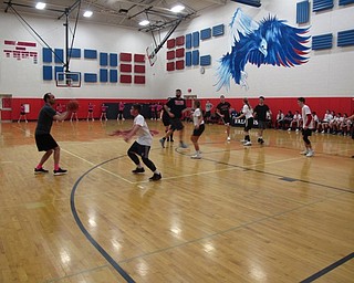 Neighbors | Zack Shively.Austintown Middle School basketball players took on staff members in a game of basketball on April 12. The school and PTA organized and split the profits evenly.