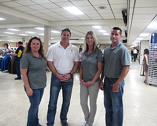 Neighbors | Zack Shively.Fitch always tries to bring in outside organizations to the Senior Dinner. For this event, they brought in Family First Adult Day Services, which focuses on taking care of the elderly throughout the day and helping them remain independent for as long as possible. Pictured are, from left, Shannon Lehn, David Vlosich, Christina Vlosich and Vincent Smith.