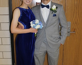 Neighbors | Abby Slanker.Sterling Roberts and Libby Finsen stopped by the Canfield High School Prom Promenade before heading to prom at The Maronite Center on May 5.