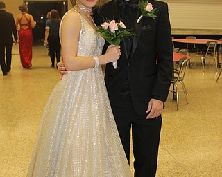 Neighbors | Abby Slanker.Brooke Kemp and Tyler Young attended the Canfield High School Prom Promenade on May 5 to see their friends and show off their prom attire.