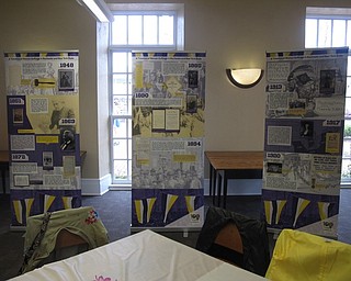 Neighbors | Zack Shively.Christine Ridarsky brought an exhibit with her that detailed important women of the late 1800s and early 1900s and the timeline of the woman suffrage movement. Her presentations focused on the life of Susan B. Anthony and the suffrage movement.