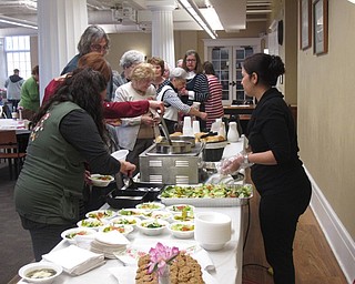 Neighbors | Zack Shively.The “Book Review and Soup and Salad Too” program featured a speaker, basket raffle and food. The funds went toward the Springfield Capital Campaign. They have a goal of $100,000 for the year to help the Springfield library.