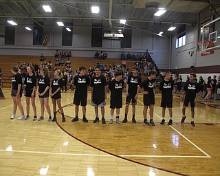 Neighbors | Zack Shively.Glenwood Junior High School had a dodgeball tournament on April 30, May 1 and May 3. The seventh-grade teams played in a tournament on the 30th, the eighth-grade teams played on the 1st and the championship occured on the 3rd. Pictured are the seventh-grade championship team, The Dodgefathers.