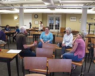 Neighbors | Zack Shively.The French lesson at the library received nine attendees with a range of ages. Instructor Ron Saffell created the lesson for a younger audience, but he adapted it for his older audience. Saffell plans to continue the lessons weekly until June 4.