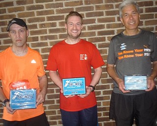 Neighbors | Submitted.Pictured, from left, are the first three winners overall, first place - Tim Hertel, second place - Jonathan Jenyk and third place - Phillip Pillin.