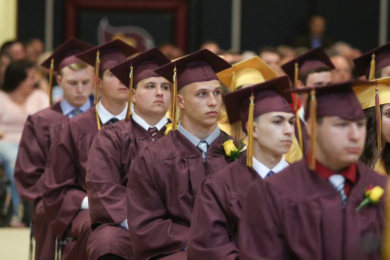 ROBERT K YOSAY  | THE VINDICATOR..South Range Class of 2018Õs , High School Principal Stephen P. Rohan described its 120 graduates a Òone of a kind class.Ó....-30-