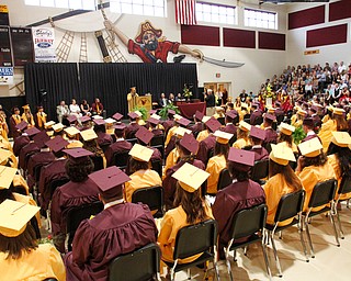 ROBERT K YOSAY  | THE VINDICATOR..South Range Class of 2018Õs , High School Principal Stephen P. Rohan described its 120 graduates a Òone of a kind class.Ó....-30-