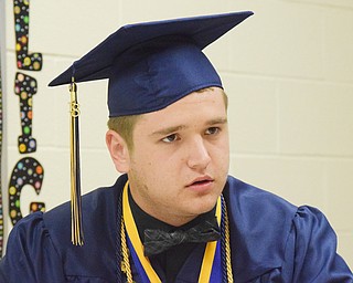 William D. Lewis The Vindicator Lowellville valedictorian Nate Solak who talked about his young sister who died and has a scholarship in her honor