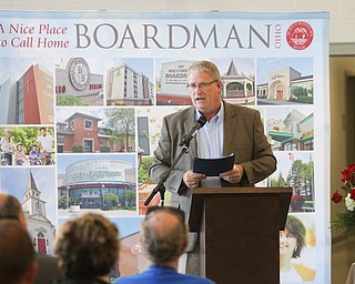 ROBERT K YOSAY  | THE VINDICATOR..Boardman newest firestation #71 on Market Street next to Stadium Drive ..Trustee Brad Calhoun talks about the path to the new forestation..-30-