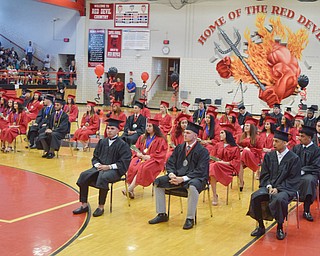 William D. Lewis The Vindicator Campbell HS commencement 5-31-18.