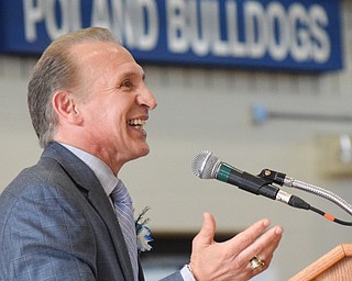 William D. Lewis The Vindicator  Poland commencement speaker Ray Mancini.