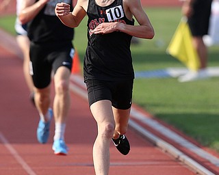 COLUMBUS, OHIO - June 2, 2018, OHSAA Track & Field Championships at Jesse Owens Stadium, Ohio State University-  D1 3200m Howland's Vincent Mauri finishes his 3200m 2nd place state finish. SPECIAL TO | VINDICATOR