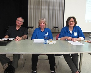 Neighbors | Zack Shively.The Austintown Kiwanis Club had their second trivia night at the Austintown Middle School's cafetorium. The event raised funds that the club will use to help children in the community. Pictured are, from left, trustee Ken Carano, Kiwanis member Carole Powers and Kiwanis president Diane Fry.