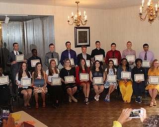 Neighbors | Abby Slanker.Twenty-two high school seniors, one from each public high school in Mahoning County, as well as Choffin Career Center, Ursuline and Cardinal Mooney, were honored at the J.L. Francis Scholarship, First Place Community Fund, at A La Cart Catering on May 11.