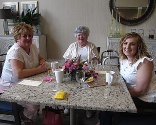 Neighbors | Zack Shively.The Inn at the Poland Way had a Mother's Day event on May 12 for the resident moms at the facility. The families spent time and had a lunch together. Pictured are, from left, Leanne Franceschelli, Esther Sabol and Alyssa Franceschelli.