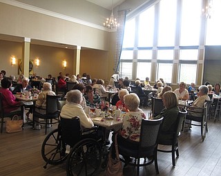 Neighbors | Zack Shively.The Inn at Poland Way had to make room for all of their guests. They placed tables in the dining area, in small rooms and in the lobby. They had 85 guests at the event.