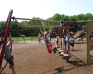 Neighbors | Zack Shively.The Stadium Drive Elementary students had special activities for their field day, but they also got a chance to play on the school's playground and compete in gagaball in the school's gagapit.