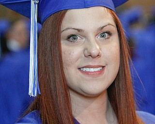       ROBERT K YOSAY  | THE VINDICATOR..Evie Thomas..  valedictorian for  Dental Assistants..Ford Family Recital Hall located in the DeYor Performing Arts Center. More than 60 full time students graduated from the three adult education programs offered at Choffin: 15 Dental Assisting students, 33 Practical Nursing students, and 18 Surgical Technology students..-30-